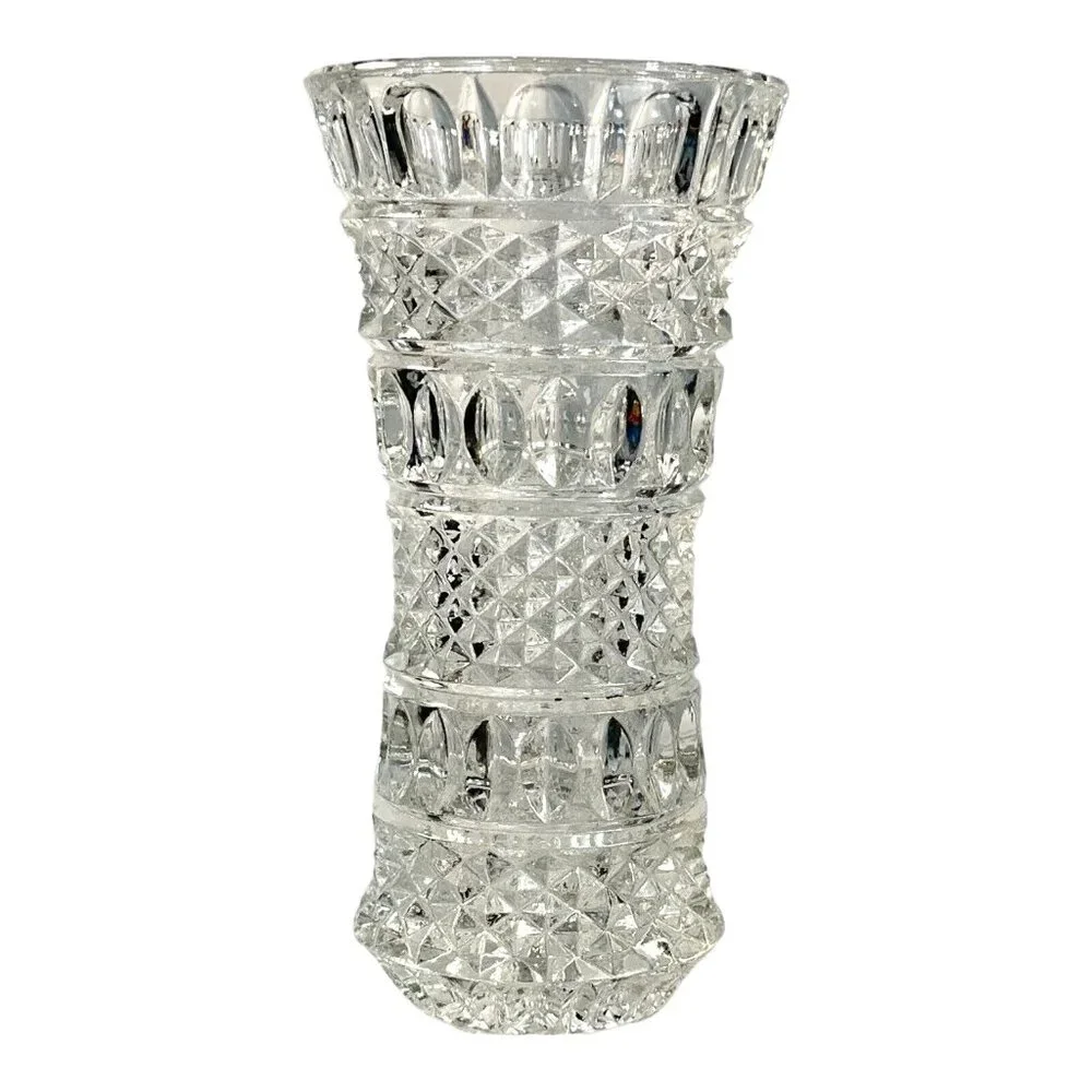Vintage 24% Lead Crystal Bud Vase by Lausitzer Glass German Democratic Republic